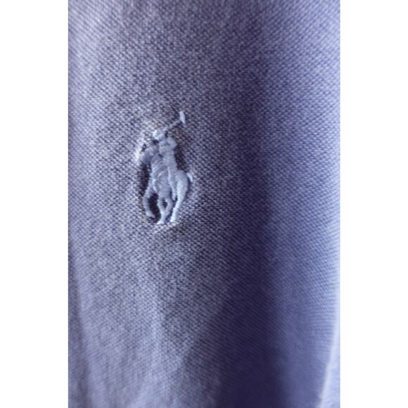 Ralph Lauren Mens Featherweight Mesh Button Up Shirt XL Blue Cotton Long Sleeve - Picture 2 of 9